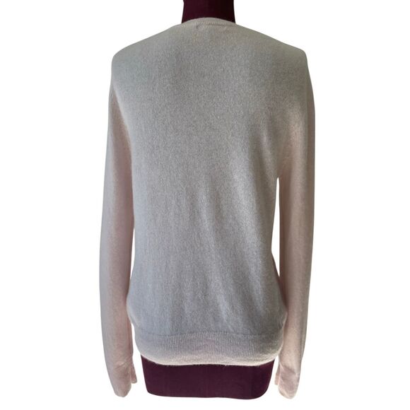 Quince Mongolian Cashmere Crewneck Sweater size M Minimal Pink - Picture 5 of 12